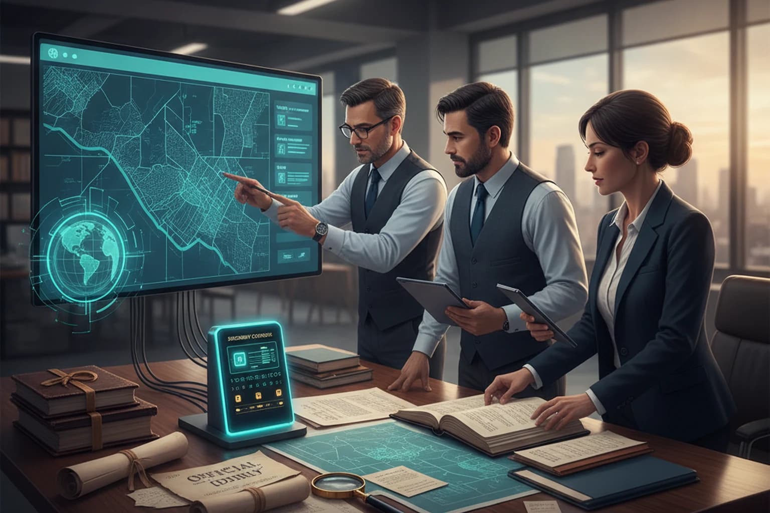 Land Operations: Access Recertification Review editorial illustration
