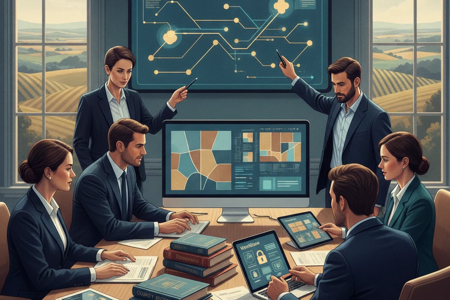 Land Operations: Approval Evidence Matrix editorial illustration