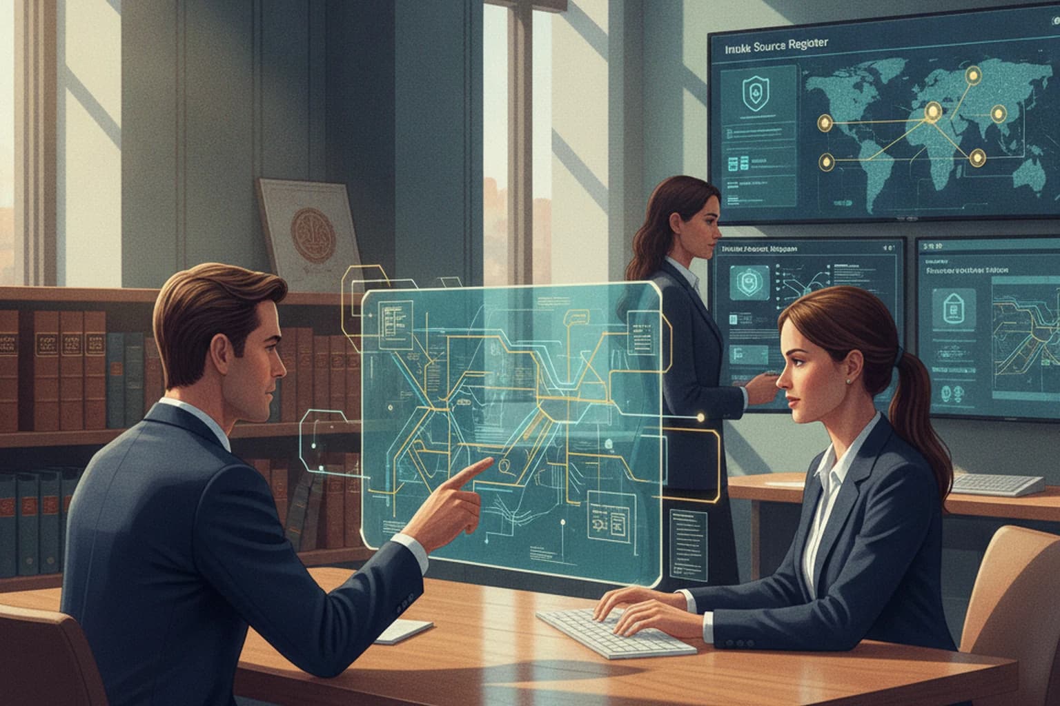 Land Operations: Intake Source Register editorial illustration