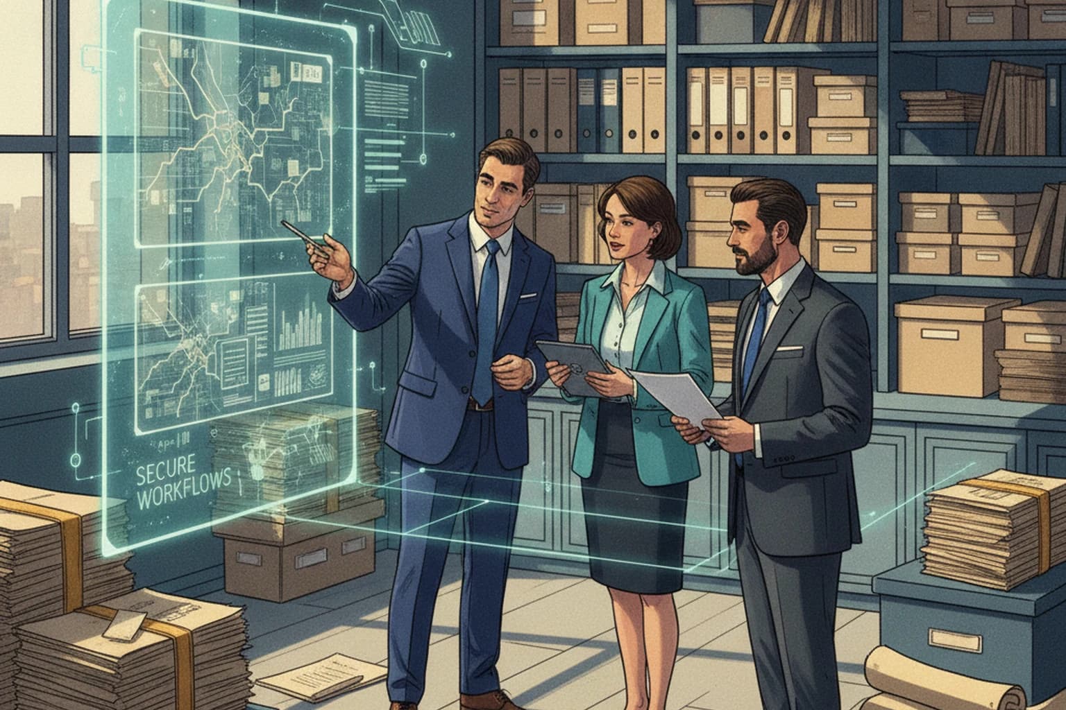 Land Operations: Launch Readiness Review editorial illustration