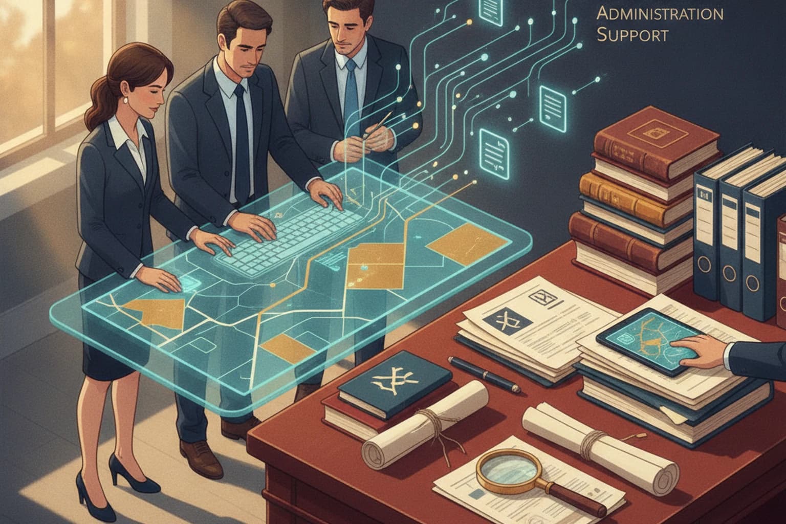 Land Operations: Quality Review Cadence editorial illustration