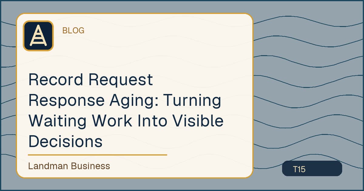 Record Request Response Aging: Turning Waiting Work Into Visible Decisions workflow illustration