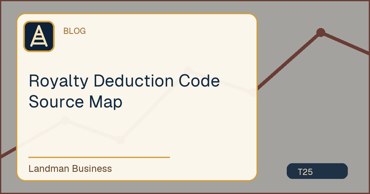 Editorial title card for Royalty Deduction Code Source Map