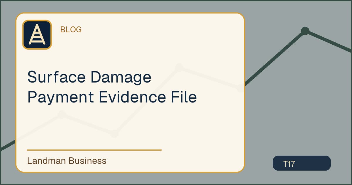 Editorial title card for Surface Damage Payment Evidence File