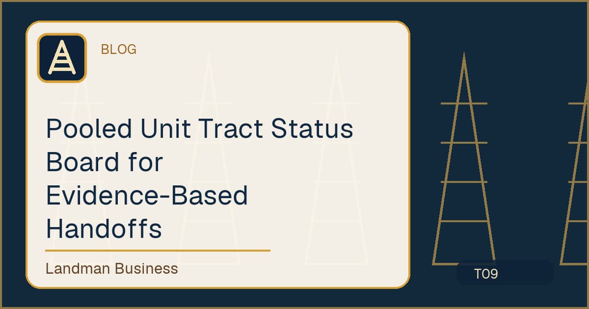Editorial title card for Pooled Unit Tract Status Board for Evidence-Based Handoffs