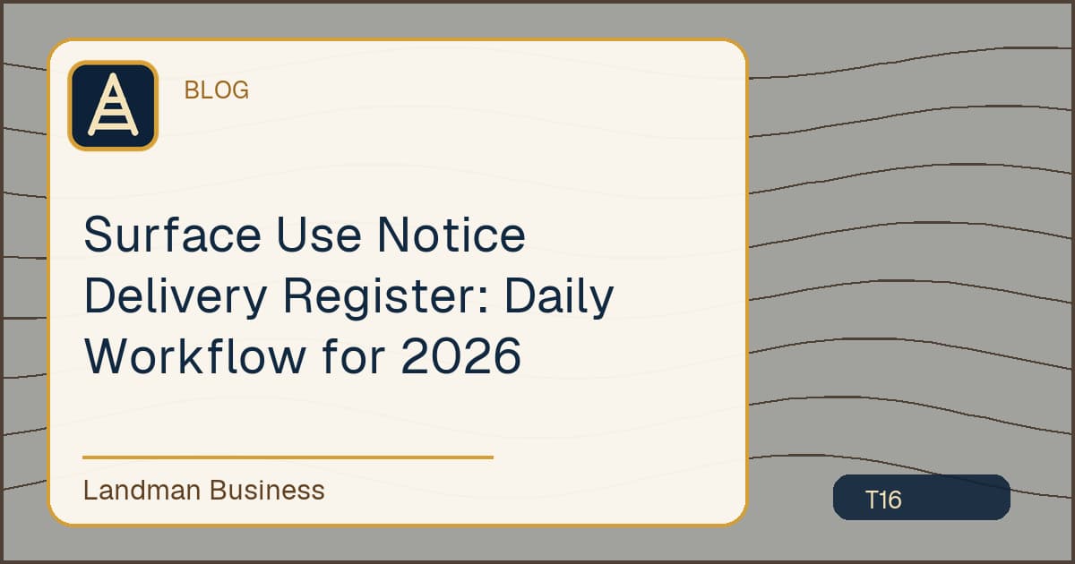 Surface Use Notice Delivery Register editorial illustration
