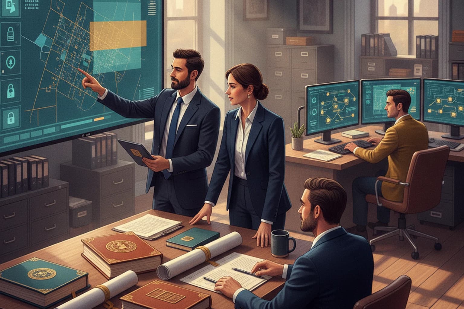 Research Brief: Land Operations Handoff Reliability editorial illustration