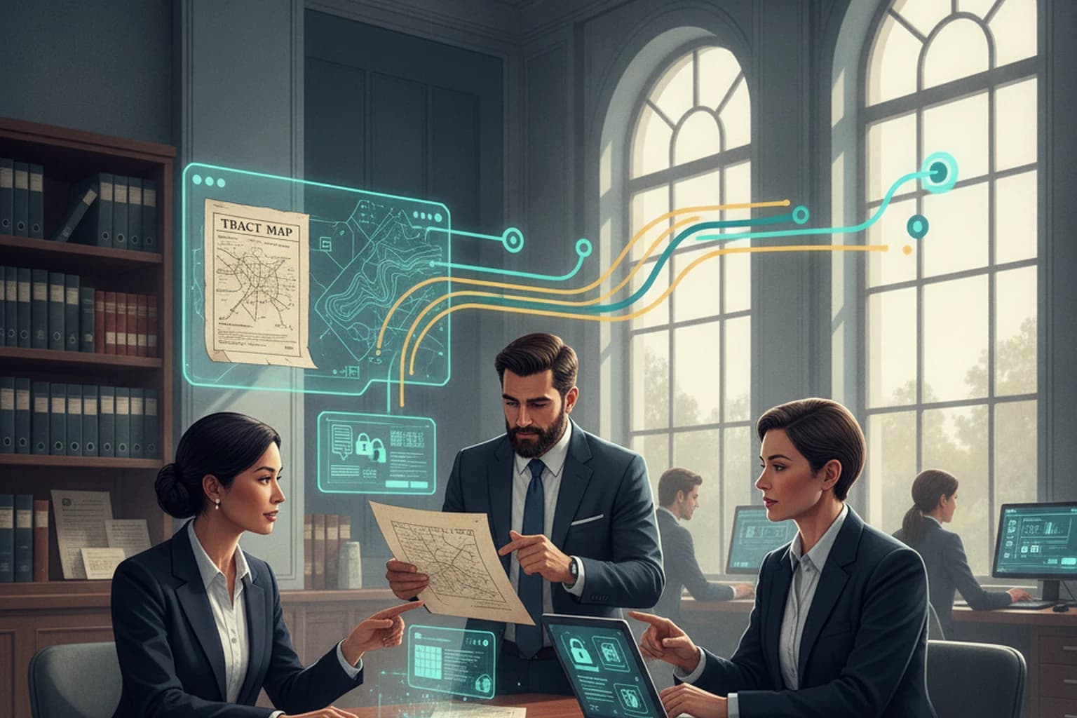 Land Operations: Work Queue Ownership editorial illustration